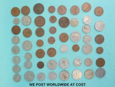 A quantity of Eire/Irish free state coinage including pre-decimal together with some Channel