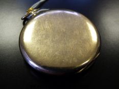 Tempo Swiss made rolled gold gentleman's slim cased pocket watch,