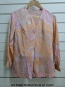 A Bernat Klein 1960's/70's vintage ladies blouse and skirt in size 12