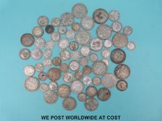 Approximately 426g of pre 1947 UK silver