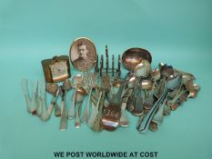A quantity of silver plate cutlery,
