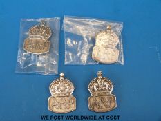 Four silver ARP brooches