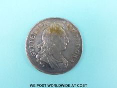 William III 1696 crown,