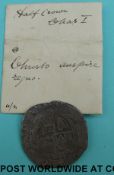 Charles I half crown, 1641-43, triangle in circle mint mark,