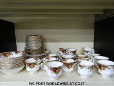 A collection of Royal Albert Old Country Roses dinner and tea ware