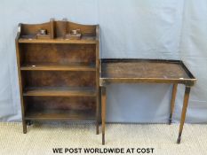 A small set of bookshelves (88 x 63cm),