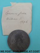 William III crown 1696,