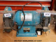 A Wolf bench grinder