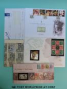 Four philatelic ingot first day covers