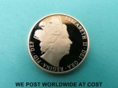 A cased 2016 proof gold full sovereign with certificate of authenticity