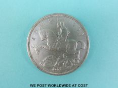 A 1935 George V 'rocking horse' crown, near VF.