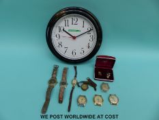 Eight wristwatches including Rotary,