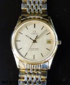 Omega Seamaster automatic gentleman's wristwatch with date aperture, luminous hands,