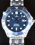 Omega Seamaster Professional 300m gentleman's wristwatch with date aperture,