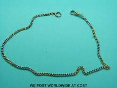 A bi-coloured watch chain (26.