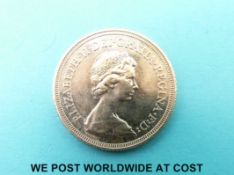 A 1974 Elizabeth II second head gold full sovereign