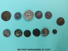 An amateur collection of catalogued Roman and Greek coinage