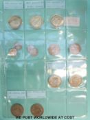 Seven George V halfcrowns 1914, 1915, 1916, 1928,