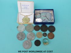 A George III halfpenny, better than fine,