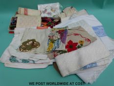 A large collection of unused silk/wool threads, embroidery,