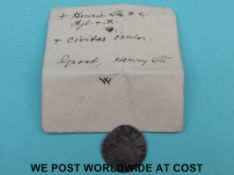 Henry VII half groat, better than fine,