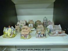 A collection of Lilliput Lane cottages (23 in total)