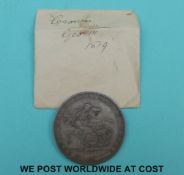 George III 1819 crown LX F