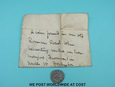 A silver Roman Denerius of Gordian III