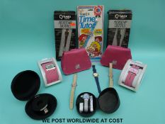 A collection of ladies and gentleman's wristwatches including Elle Girl, Timex etc,