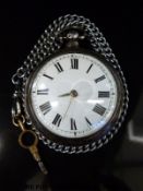 James Foster of Aberystwyth Georgian hallmarked silver pair cased fusee pocket watch with masked