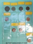A study of 18th, 19th and 20th century copper coinage,