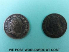 A 1756 George II maundy 2 pence,