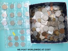 A large quantity of sundry coinage includes some 1940's,