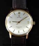 Omega Seamaster 600 gentleman's wristwatch with gold hands, baton markers,