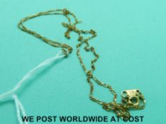 An 18ct gold necklace (2.