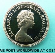 A 1979 proof gold full sovereign cased
