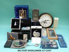 A quantity of Concorde related items to include British Airways items including candle snuffer,