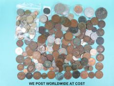 A small amateur collection of UK coinage George III onwards includes Edwardian,