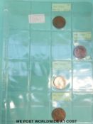 A study of four Victorian pennies, all VF with lustre comprising 1862, 1885,