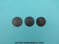 A Conder halfpenny F,