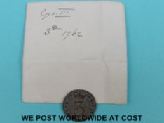 George III 1762 3d,