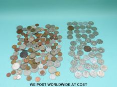 A quantity of overseas coinage together with a collection of F.A Centenary etc.