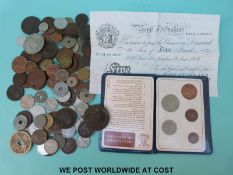 A small amateur collection of mixed coinage,
