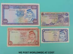 Banknote Government of Brunei 100 Ringgit 1988,