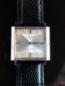 Favre-Leuba Twin Power gentleman's wristwatch with faceted dial,