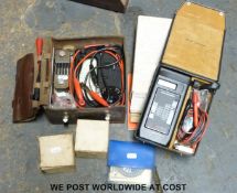 An Avo meter and another electrical testing machine