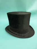 A James Shoolbred & Co London silk top hat