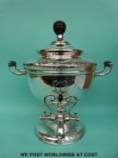 A silver plated samovar