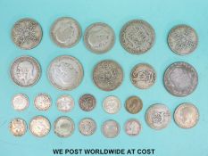 Approximately 143g of pre 1947 UK silver