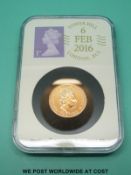 A cased 2016 'Long to Reign Over Us',